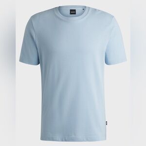 Hugo Boss Cotton-Blend T-Shirt with Bubble-Jacquard Structure
